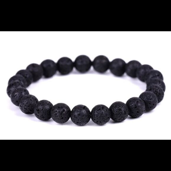Set of (3) Lava Rock Essential Oil Diffuser Bracelets - Picture 11 of 14